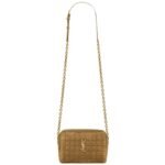 SAINT LAURENT CASSANDRE MATELASSÉ CARRÉ CAMERA BAG IN SUEDE