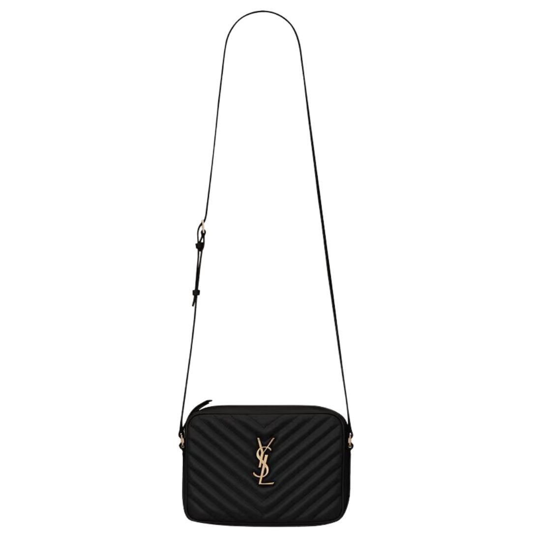 1 SAINT LAURENT LOU CAMERA BAG IN QUILTED LEATHER