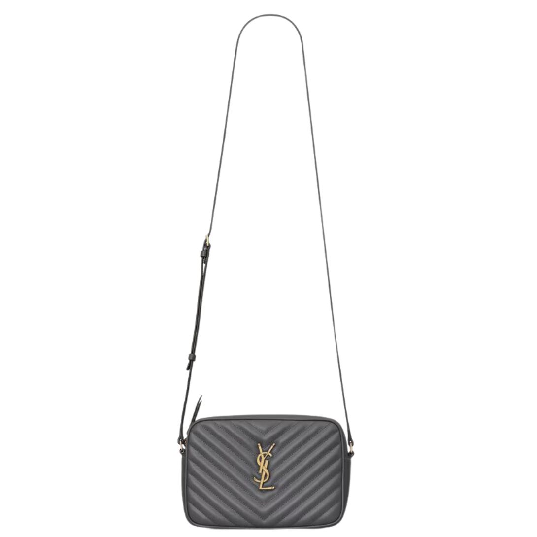 1 SAINT LAURENT LOU CAMERA BAG IN QUILTED LEATHER