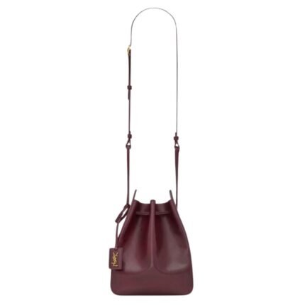SAINT LAURENT BUCKET BAG IN LEATHER