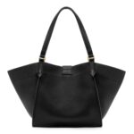 TOM FORD GRAIN LEATHER TARA MEDIUM TOTE BLACK