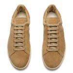 TOM FORD SUEDE WARWICK SNEAKER PALE SAND