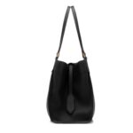 TOM FORD GRAIN LEATHER TARA MEDIUM TOTE BLACK