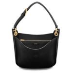 TOM FORD GRAIN LEATHER TARA SMALL CROSSBODY BLACK