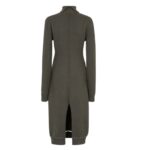 FENDI DARK GREEN CASHMERE DRESS