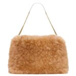 SAINT LAURENT OVERSIZED NIKI IN FEATHERS