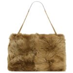 SAINT LAURENT NIKI OVERSIZED IN SHEARLING