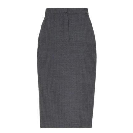 FENDI PINSTRIPED WOOL SKIRT