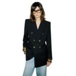 SAINT LAURENT JACKET IN WOOL GABARDINE