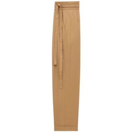 SAINT LAURENT PAPERBAG PANTS IN COTTON POPLIN