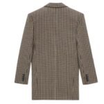 SAINT LAURENT JACKET IN VICHY WOOL