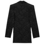 SAINT LAURENT TUXEDO JACKET IN GUIPURE