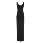 SAINT LAURENT LONG DRESS IN LUREX KNIT