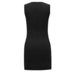 SAINT LAURENT SHIFT DRESS IN SATIN CREPE