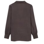 SAINT LAURENT PAJAMA SHIRT IN SILK CREPE DE CHINE