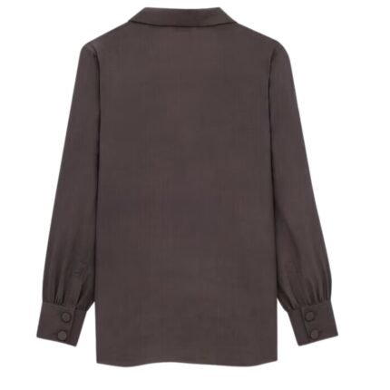 SAINT LAURENT PAJAMA SHIRT IN SILK CREPE DE CHINE