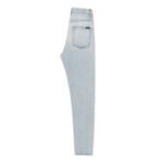SAINT LAURENT 80S CROPPED JEANS IN LIGHT CARIBBEAN BLUE DENIM