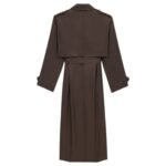 SAINT LAURENT TRENCH COAT IN SILK