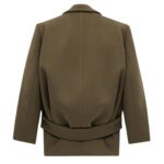 SAINT LAURENT SHORT COAT IN WOOL