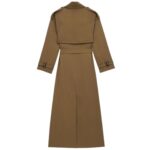 SAINT LAURENT TRENCH COAT IN COTTON TWILL