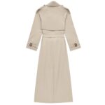 SAINT LAURENT TRENCH COAT IN COTTON TWILL