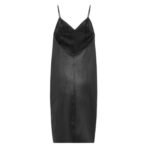 SAINT LAURENT BACKLESS SLIP DRESS IN LAMBSKIN