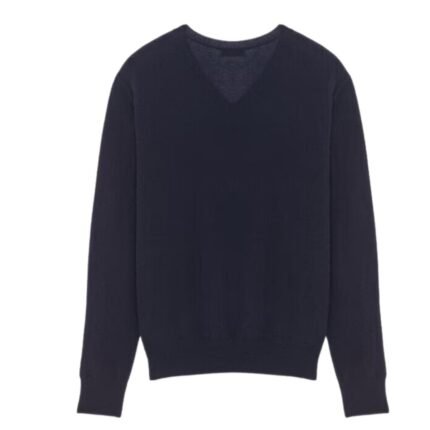 SAINT LAURENT V NECK SWEATER IN CASHMERE AND SILK
