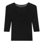 SAINT LAURENT CASSANDRE TOP IN KNIT