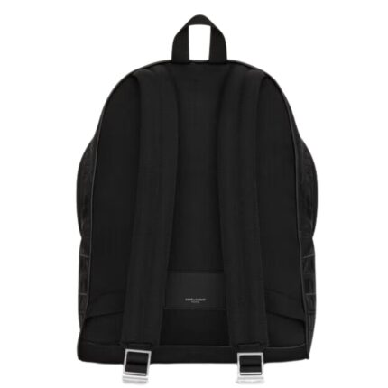 SAINT LAURENT CITY BACKPACK IN CROCODILE-EMBOSSED LEATHER