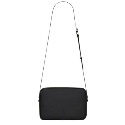 SAINT LAURENT CAMP CAMERA BAG IN GRAINED LEATHER