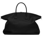 SAINT LAURENT GIANT BOWLING BAG IN SOFT GRAINED LEATHER