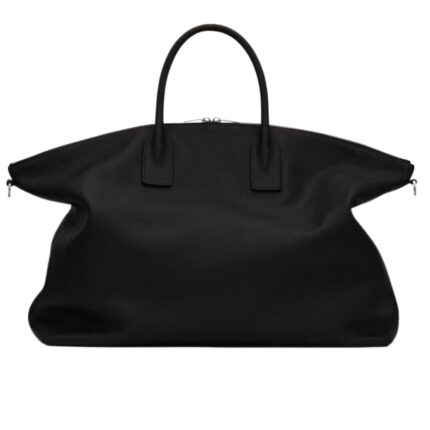 SAINT LAURENT GIANT BOWLING BAG IN SOFT GRAINED LEATHER