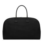 SAINT LAURENT BOWLING DUFFLE BAG IN GRAINED LEATHER