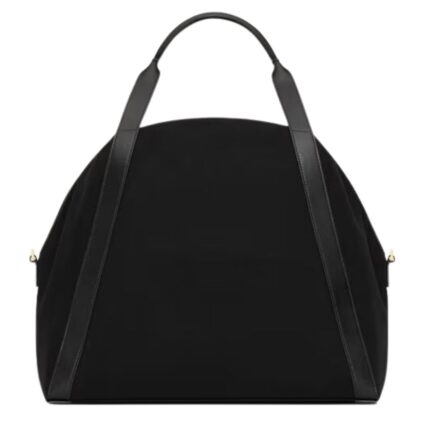 SAINT LAURENT RIVE GAUCHE BOWLING TOTE IN CANVAS