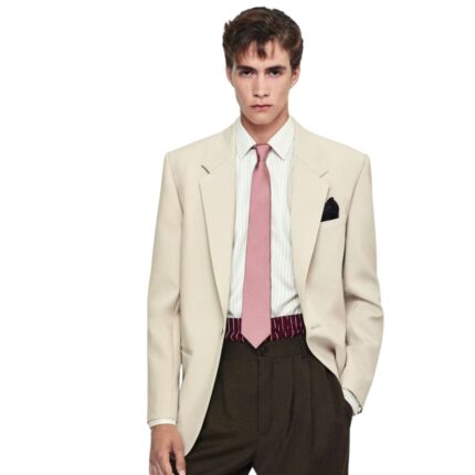 SAINT LAURENT JACKET IN LIGHT WOOL
