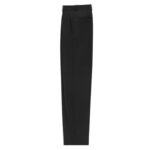 SAINT LAURENT HIGH-WAISTED PANTS IN WOOL CHINÉ