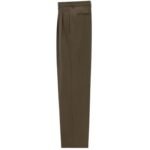 SAINT LAURENT BAGGY PANTS IN WOOL GABARDINE