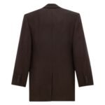 SAINT LAURENT JACKET IN CASHMERE FLANNEL