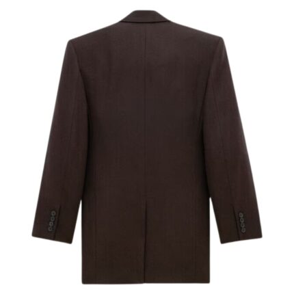 SAINT LAURENT JACKET IN CASHMERE FLANNEL