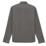 SAINT LAURENT CASSANDRE SHIRT IN STRIPED SILK