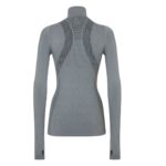 FENDI SKI SWEATER BLUE TECHNICAL FABRIC SWEATER