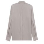 SAINT LAURENT SHIRT IN STRIPED COTTON AND SILK VOILE