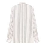 SAINT LAURENT SHIRT IN STRIPED SILK