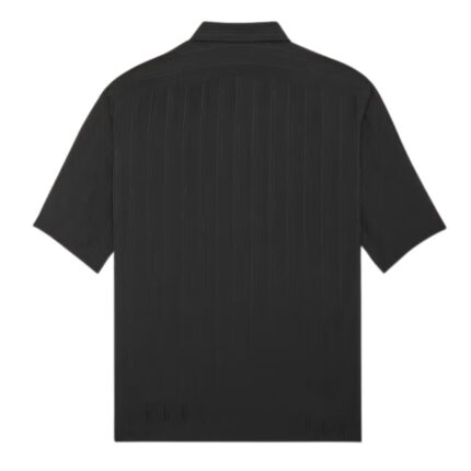 SAINT LAURENT SHIRT IN MATTE AND SHINY CASSANDRE STRIPED SILK