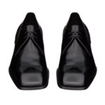 SAINT LAURENT JEAN DERBIES IN BRUSHED LEATHER