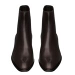 SAINT LAURENT WYATT CHELSEA BOOTS IN SMOOTH LEATHER