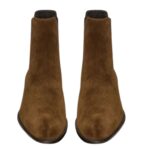 SAINT LAURENT WYATT CHELSEA BOOTS IN SUEDE