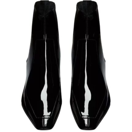 SAINT LAURENT PAOLO CHELSEA BOOTS IN PATENT LEATHER