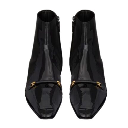SAINT LAURENT MILTON BOOTS IN PATENT LEATHER