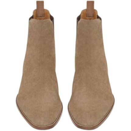 SAINT LAURENT WYATT CHELSEA BOOTS IN SUEDE
